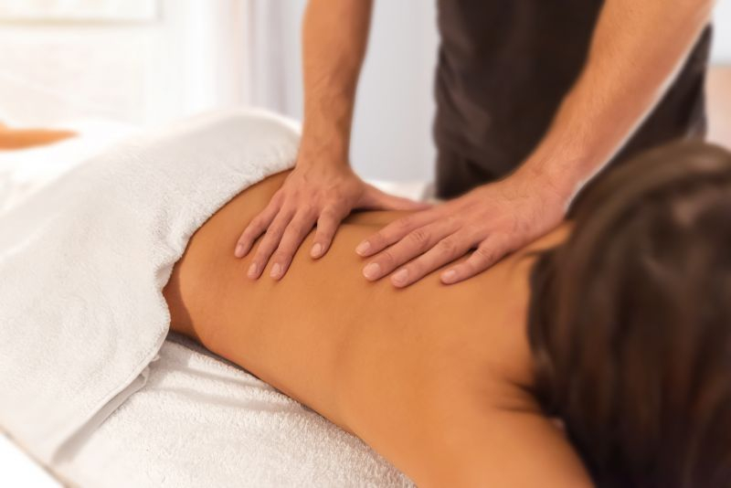 Massage on back